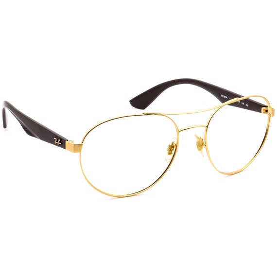 Ray ban Sunglasses Frame Only RB 3536 112 Gold brown Round 55 Mm