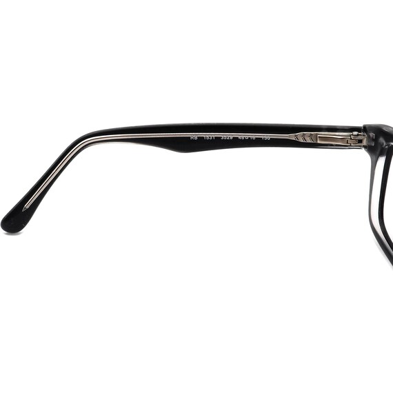 Ray-Ban Small Eyeglasses RB 1531 3529 Black on Cl… - image 7