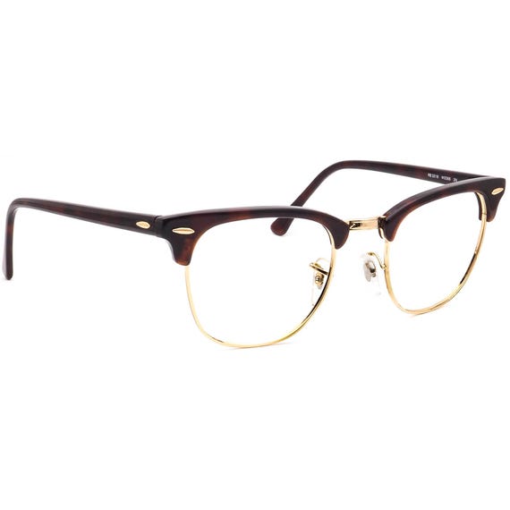 Ray-Ban RB3016 Clubmaster, Polished Tortoise Frame CLUBMASTER CLASSIC Sunglasses in Tortoise On Gold and G-15  main image 3