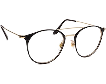 Ray Ban Sunglasses FRAME ONLY RB 3546 9009/85 Brown/Gold Round Metal Italy 52mm