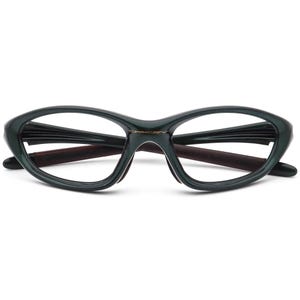 Oakley Men's Sunglasses Frame Only 1st Gen XX Twenty Metallic Green Wrap USA 56 mm image 6