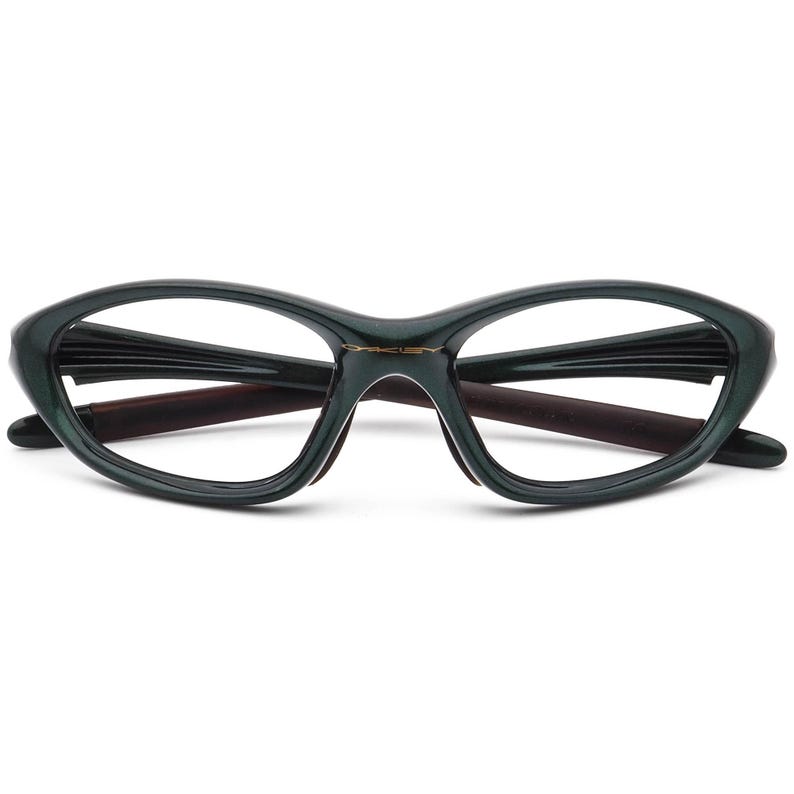 Oakley Men's Sunglasses Frame Only 1st Gen XX Twenty Metallic Green Wrap USA 56 mm image 6