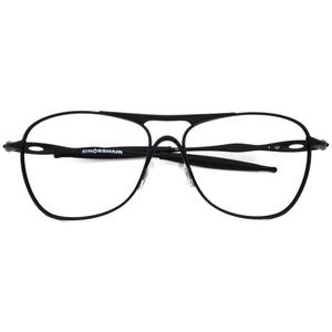 Oakley Men's Sunglasses Frame Only Crosshair Satin Black Aviator Metal 61 mm image 6