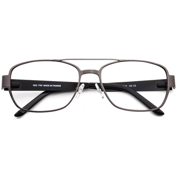 See Eyewear Eyeglasses 1785 C3 Gunmetal on Black … - image 9