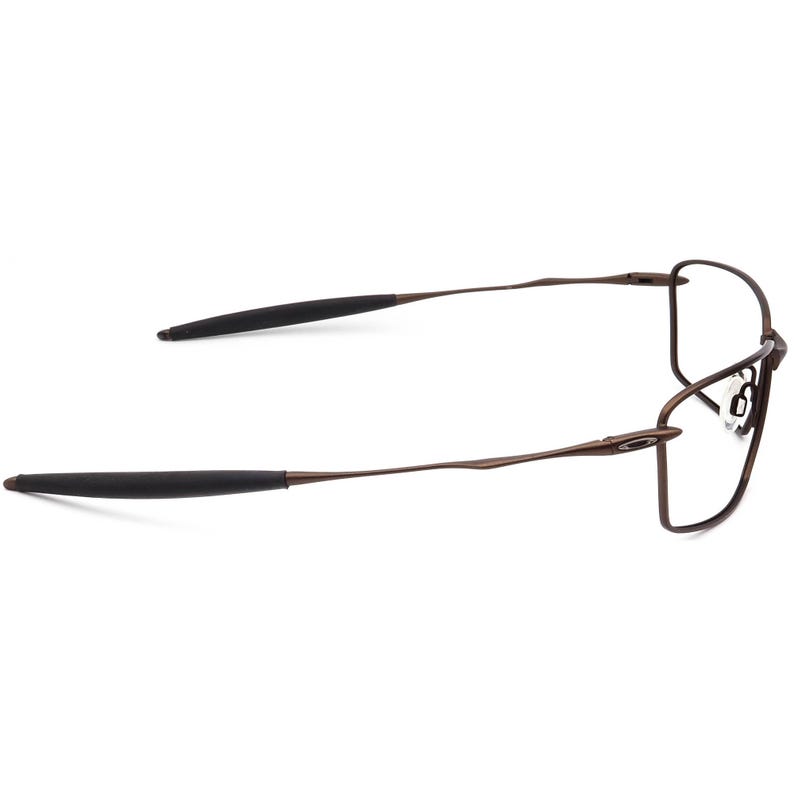 Oakley Men's Sunglasses Frame Only Square whisker Satin Brown Rectangular Metal 61 mm image 4