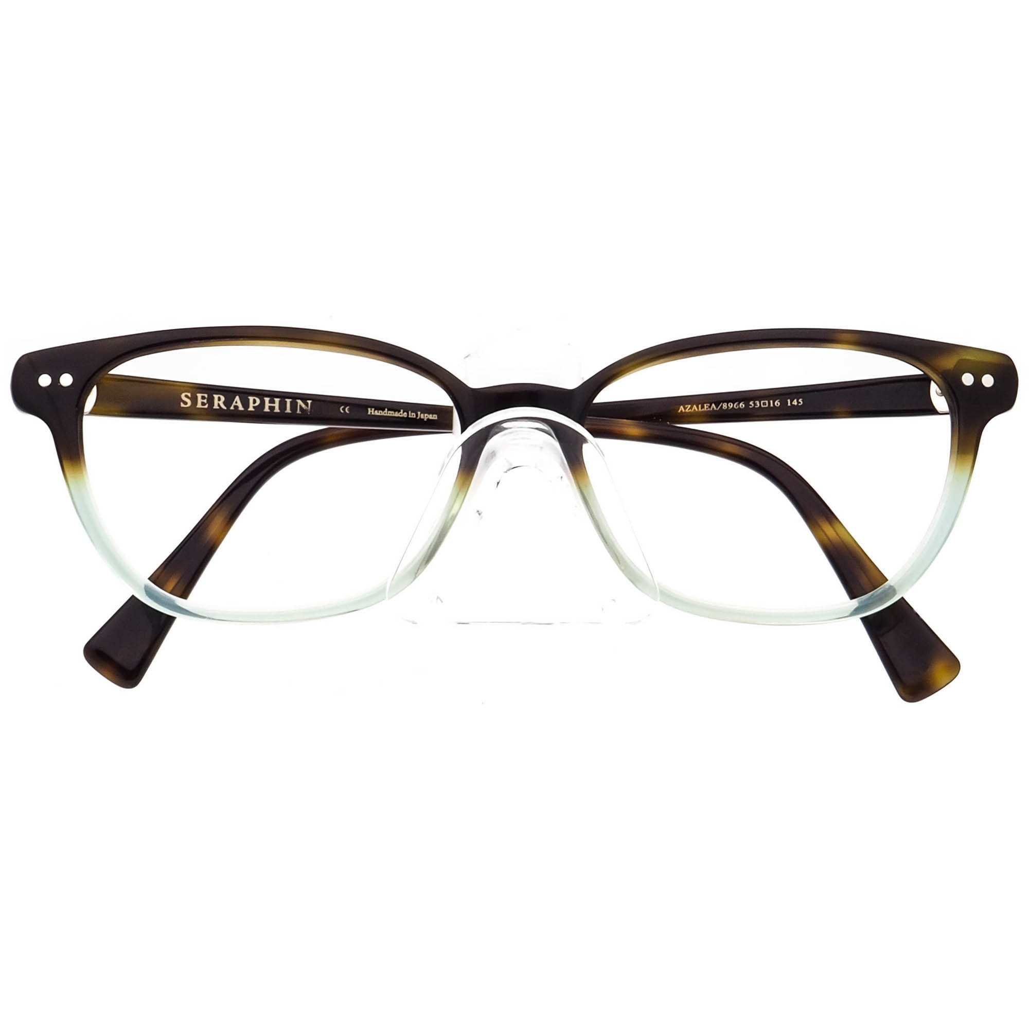 Seraphin Women's Eyeglasses Azalea 8966 Tortoise/aqua Fade