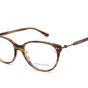 Giorgio Armani Eyeglasses AR 7023 5180 Striped Brown Frame Italy 54[]17 140