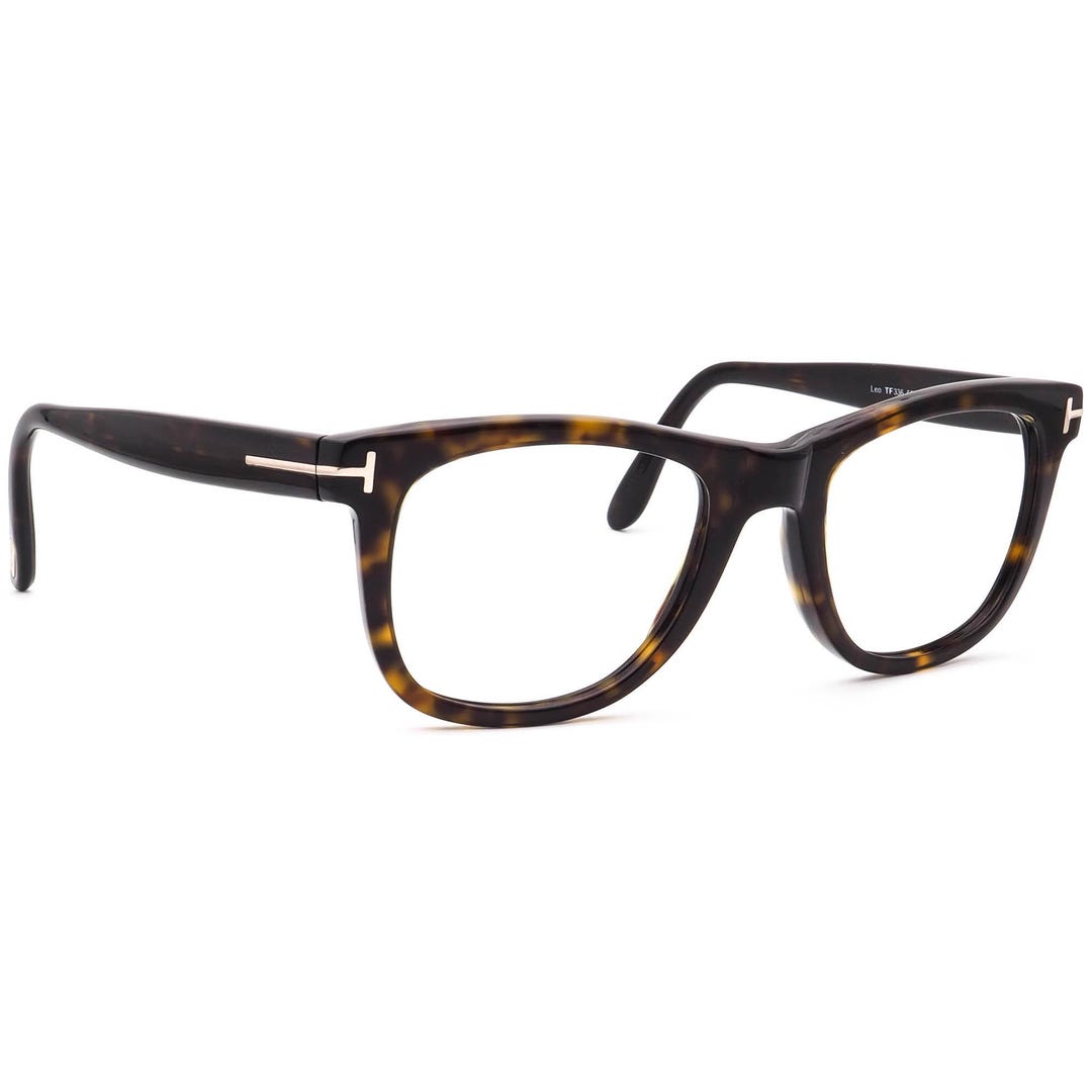 Tom Ford Sunglasses Frame Only Leo TF 336 56R Dark Havana Square