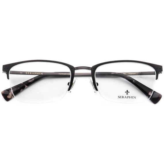 Seraphin Eyeglasses Patton/8050 Titanium Black Ha… - image 6
