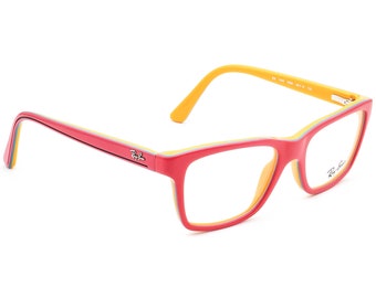 Ray-Ban Small Eyeglasses RB 1536 3599 Pink auf Orange Rechteckiger Rahmen null 48[]16 130