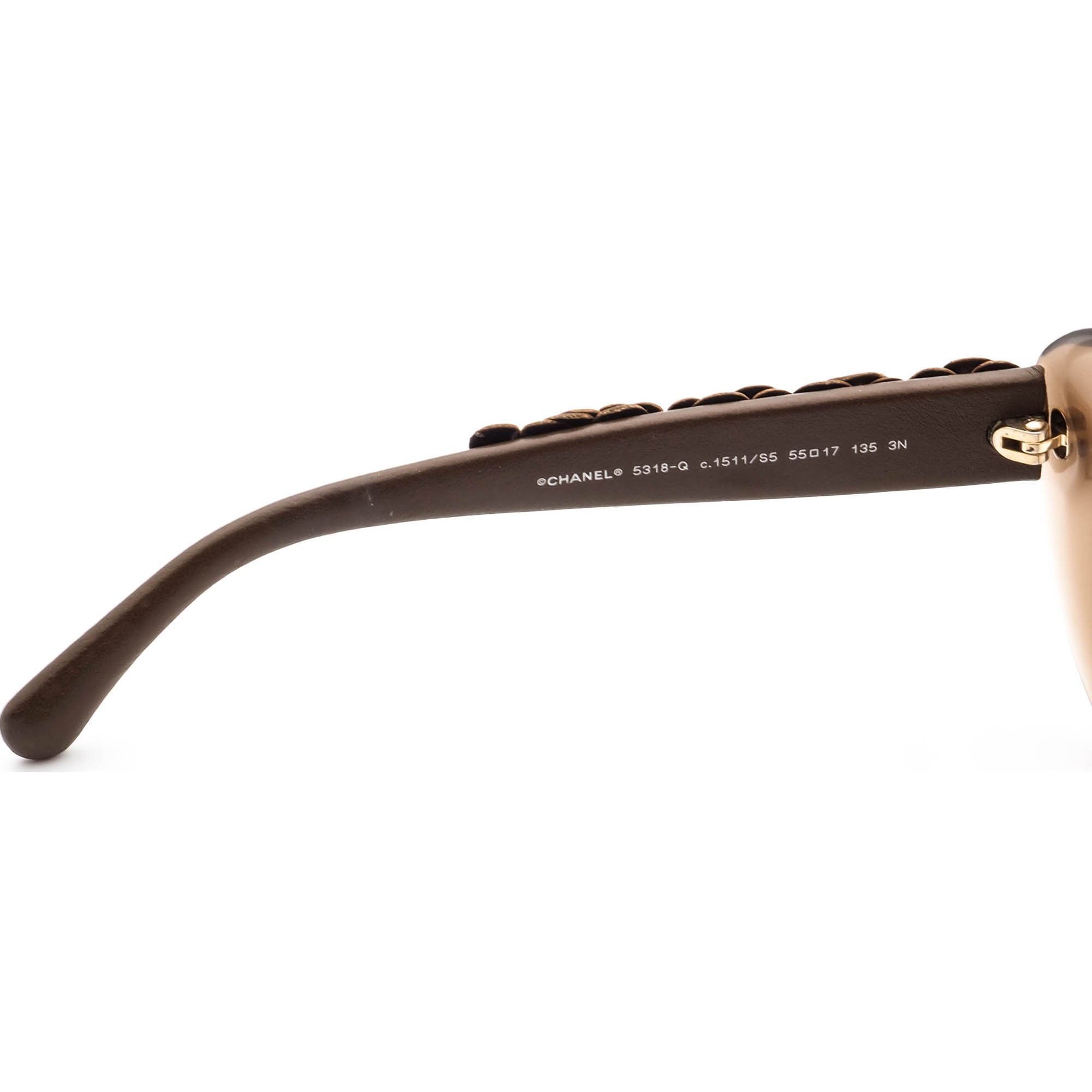Chanel Sunglasses Frame Only 5318-Q C.1511 Brown & Leather -  Norway