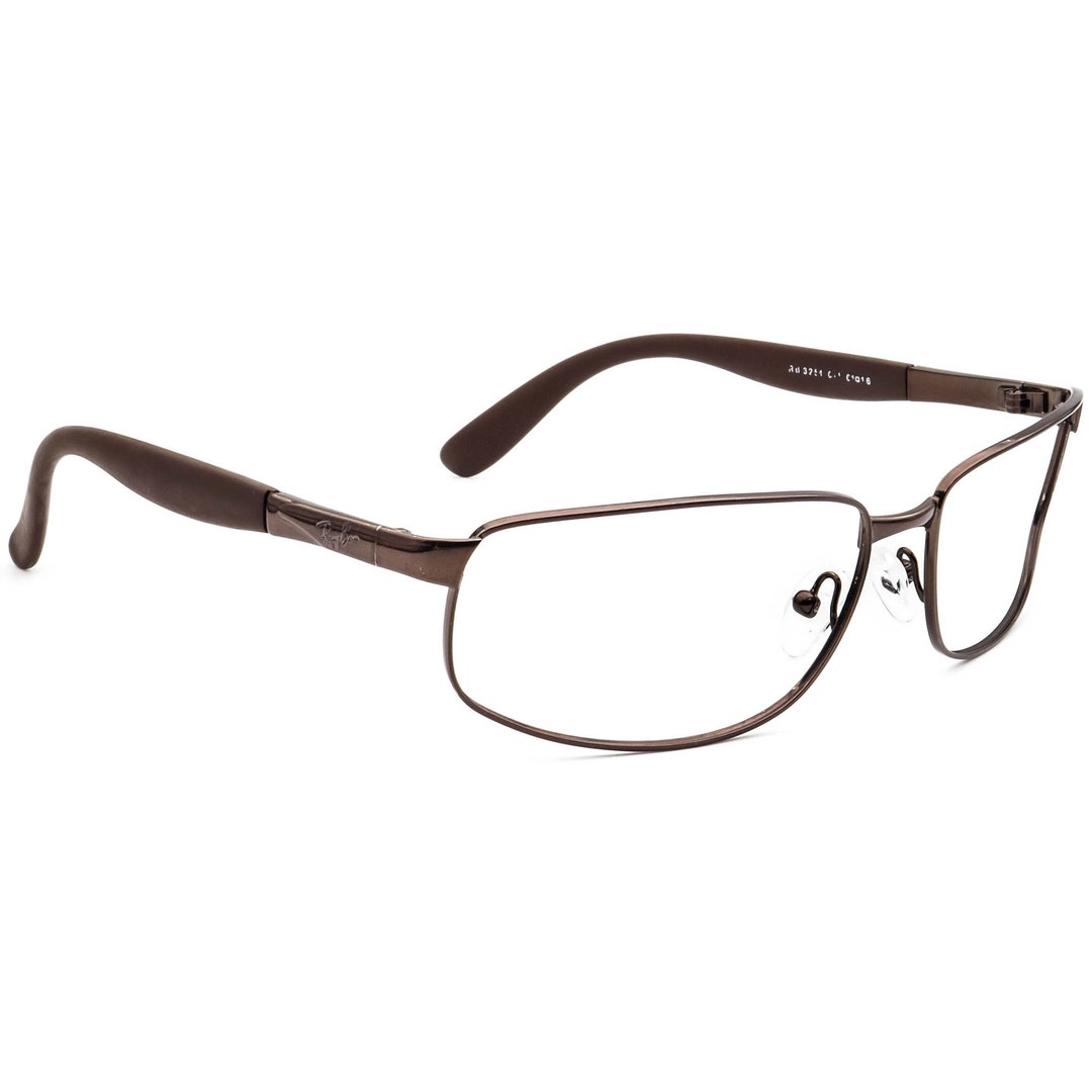 Ray Ban Rb3254 Ray-ban Sunglasses Frame Only RB 3254 014 Brown Wrap Italy 61 Mm - Etsy ...