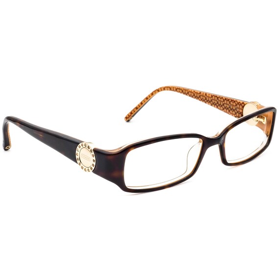 Coach Eyeglasses Rosa (583) Tortoise Rhinestones Rect… Gem