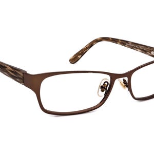 Safilo Eyeglasses Elasta 4846 0RF4 Brown Rectangular Frame Italy 53[]16 135
