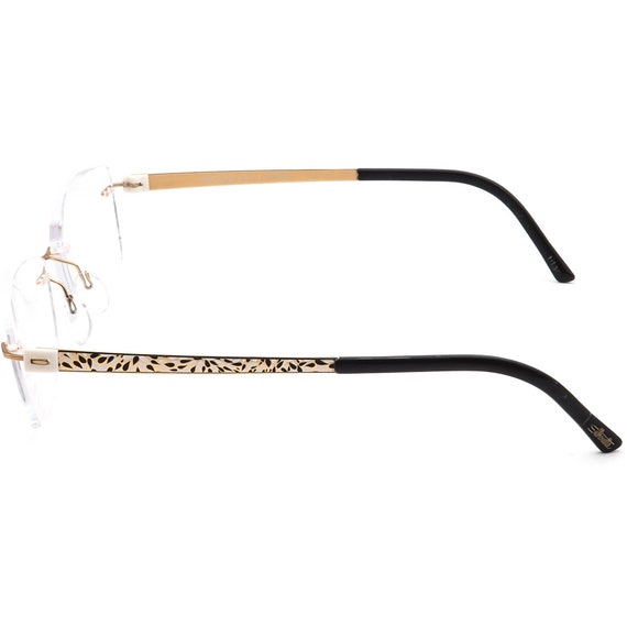 Silhouette Eyeglasses 4545 6060 4548 Gold Rimless… - image 5