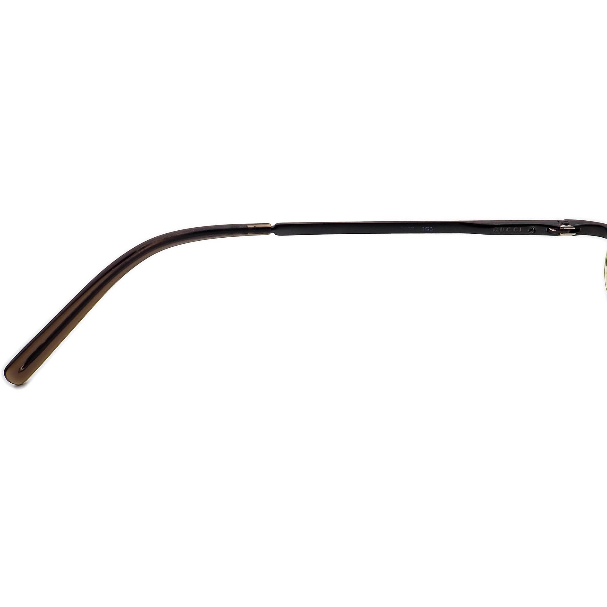 Gucci Eyeglasses GG 2698 3G3 Black Half Rim Metal Frame  display picture 3