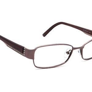 MaxMara Women&#39;s Eyeglasses MM 875/U Brown Rectangular Frame Italy 52[]17 135