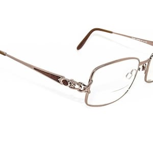 Jonathan Kate Eyeglasses Xanadu Copper/Brown Rectangular Metal Frame 52[]16 137