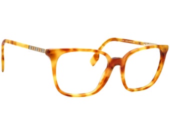 Burberry Women's Eyeglasses B 2338 3908 Light Havana Square Frame Italy 51[]17 140
