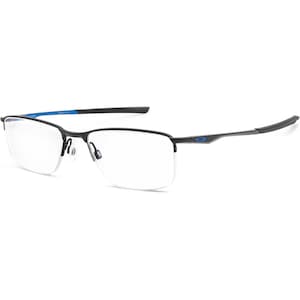 Oakley-bril voor heren OX3218-0454 fitting 5,5 satijnzwart halve rand metalen frame 54[]18 136 afbeelding 3