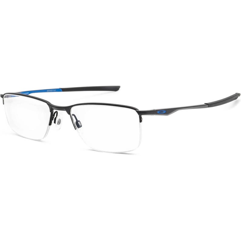 Oakley-bril voor heren OX3218-0454 fitting 5,5 satijnzwart halve rand metalen frame 54[]18 136 afbeelding 3