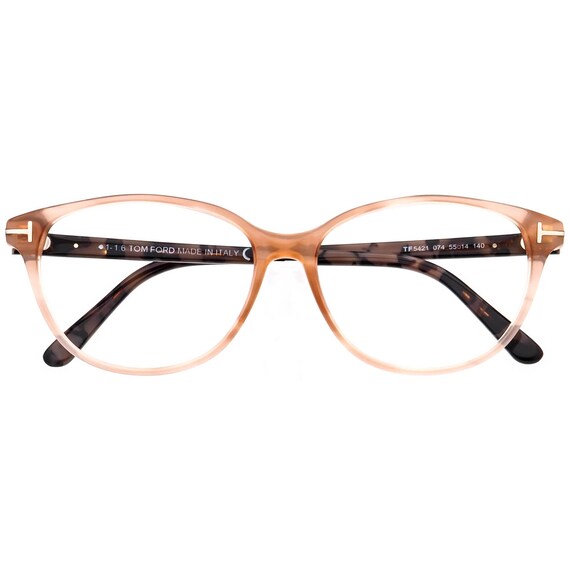 Tom Ford TF-5421 Eyeglasses Brown Havana New Tom Ford TF-5421 Eyeglasses Brown Havana 053 Women main image 4