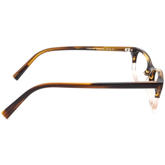 Warby Parker Eyeglasses Rose 615 Striped Brown&Cl… - image 4