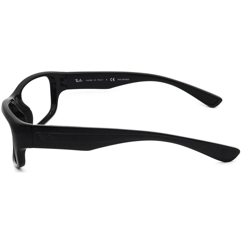 Gafas de sol Ray-Ban RB 4196 601/9A cuadradas negras pulidas, montura única, Italia, 61 mm imagen 5