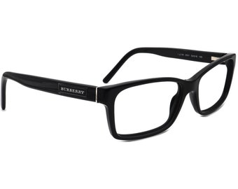 Burberry Eyeglasses B 2108 3001 Black Rectangular Frame Italy 54[]16 140