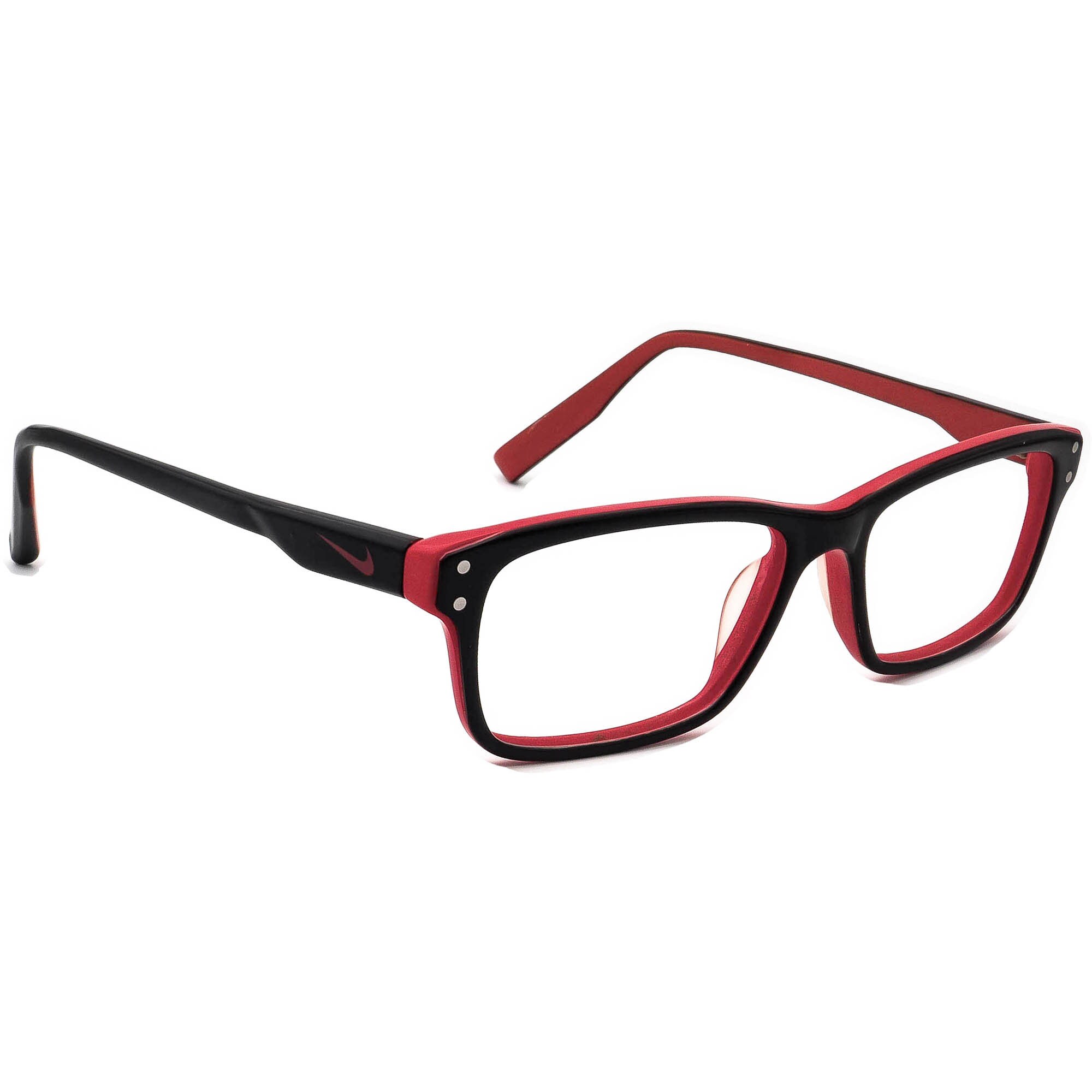 Nike Eyeglasses 7231 016 Black on Red 