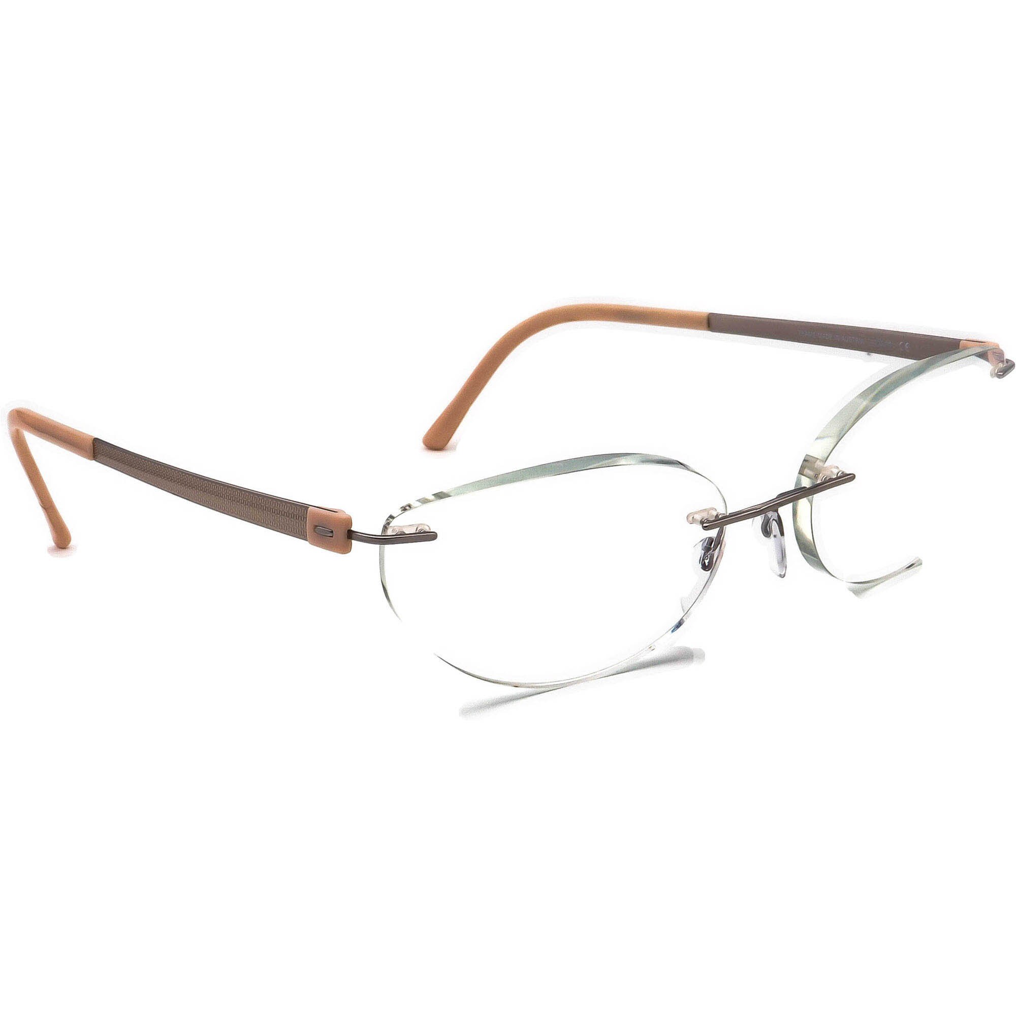 Silhouette Eyeglasses 5452 40 6052 Silver/pink Rimless Frame  display picture 1