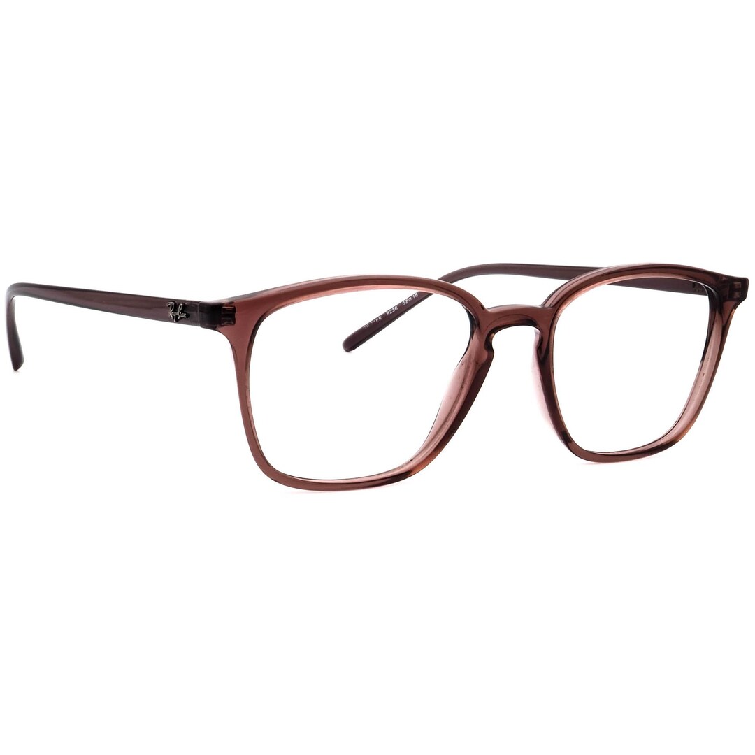 Ray-ban Eyeglasses RB 7185 8236 Transparent Maroon Square Frame 52[]18 ...