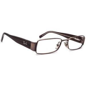 Ray-Ban Eyeglasses RB 6082 2531 Brown Rectangular Frame Italy 51[]16 135