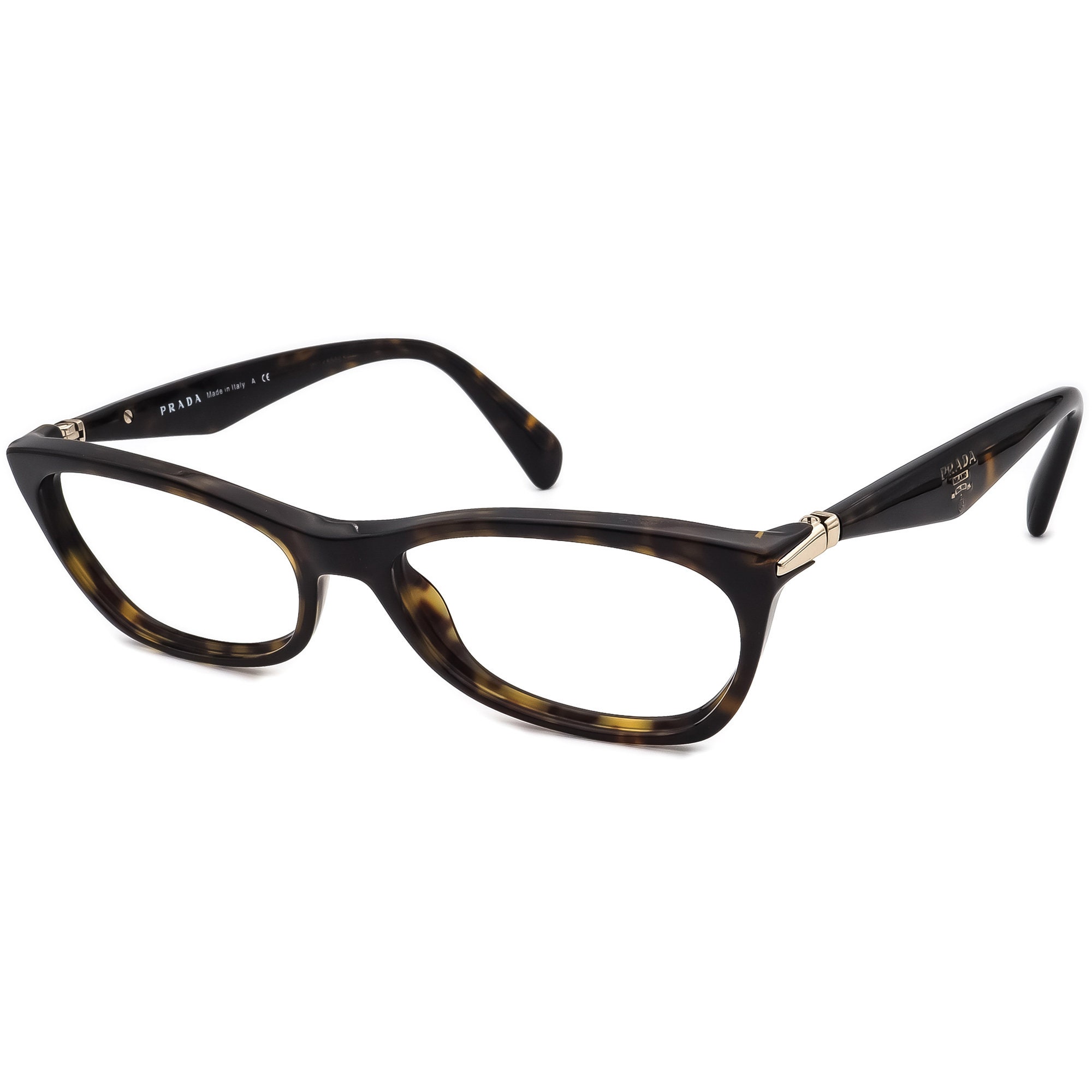 Prada Women's Eyeglasses 2AU-1O1 Tortoise Cat Eye Frame - Etsy