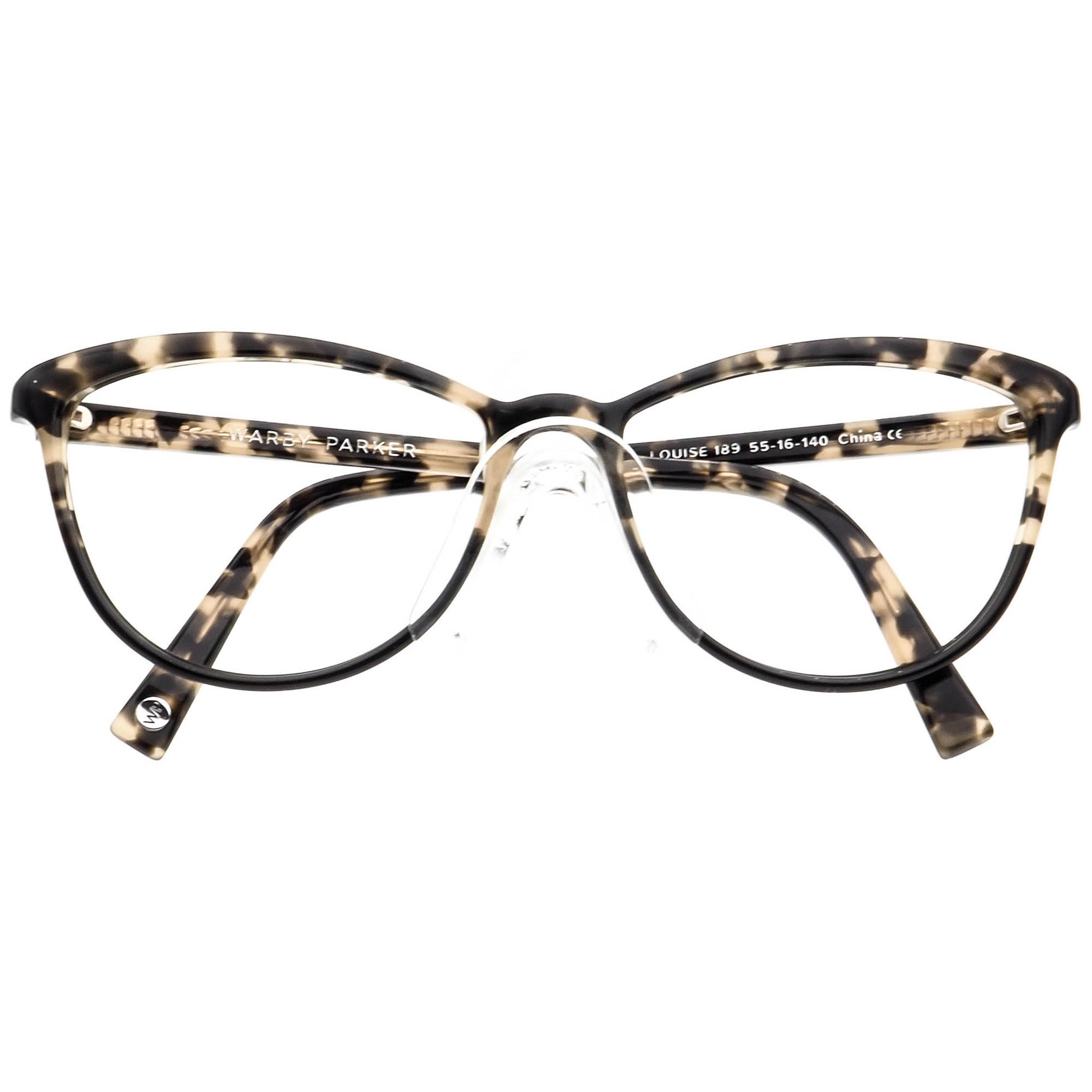 Warby Parker Eyeglasses Louise 189 Birch Tortoise Cat Eye 