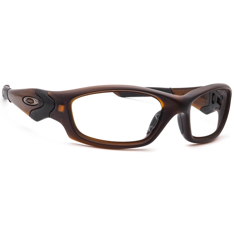 Oakley herrsolglasögon med båge och raka bågar, 2.0, matt Root Beer Wrap, 61 mm bild 1