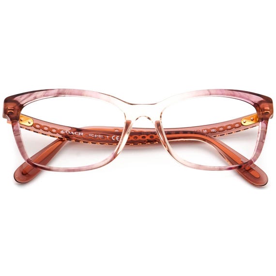 Coach HC6181 5656‎ Eyeglasses Transparent Pink Ombre Womens 54-17-140 Frames AUTHENTIC COACH HC6181 5656 Transparent Pink Ombre  main image 4