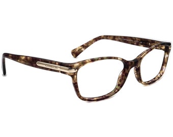 Lunettes de vue femme Coach HC 6065 5287 confettis marron clair monture forme B 51[]17 135