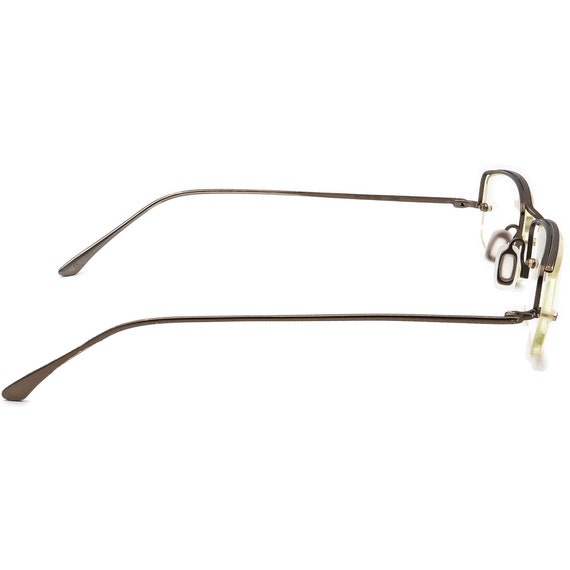 Oliver Peoples Eyeglasses Lear Brown Half Rim Met… - image 6