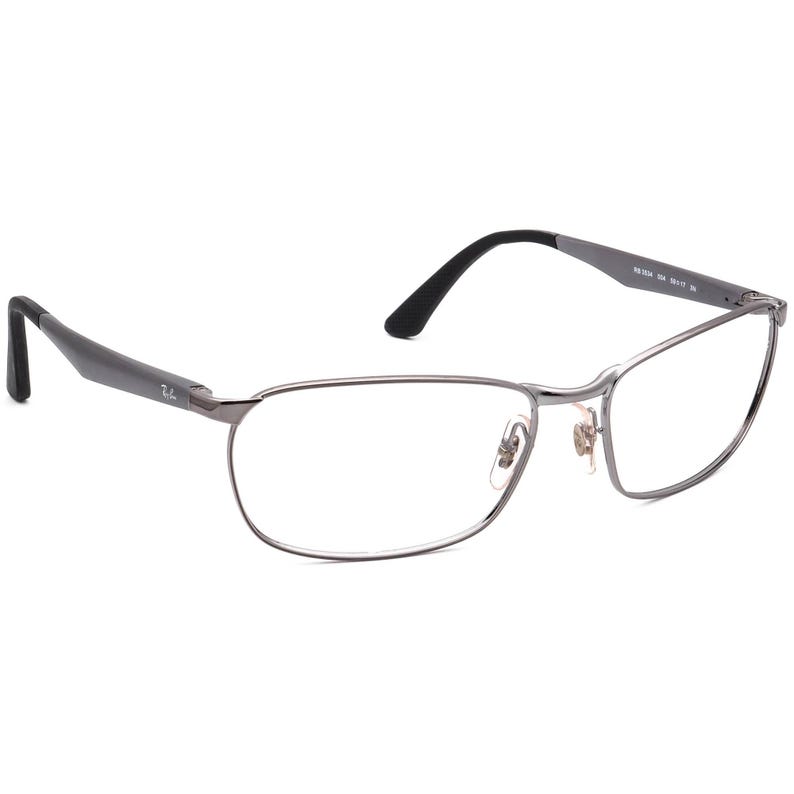 Ray-Ban Sunglasses Frame Only RB 3534 004 Gunmetal Square Metal 59 mm image 1