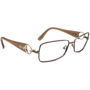 Gucci Women&#39;s Eyeglasses GG 2840 UBG Brown Rectangular Frame 57[]19 135