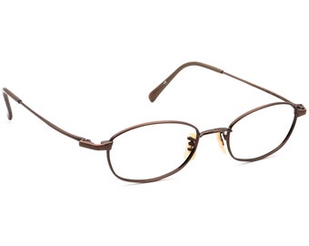 Lunettes de vue Oliver Peoples OP-552, monture en métal ovale modifié marron, Japon 47[]17 138