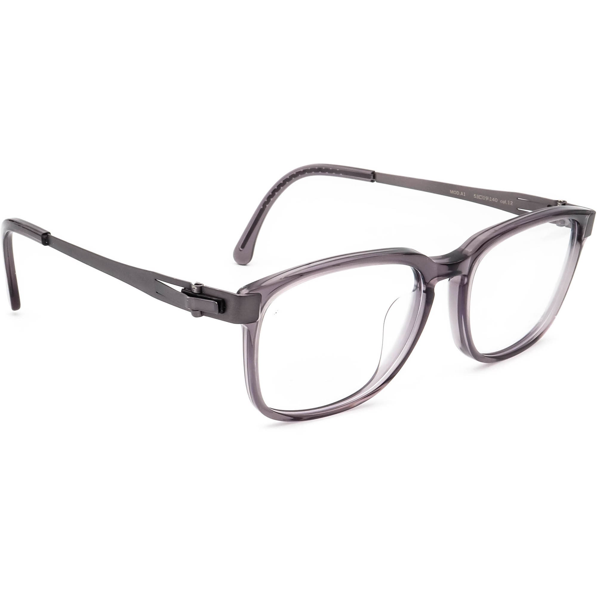 Ovvo Optics Eyeglasses MOD.A1 Col. Smokey Gray/gunmetal   Etsy