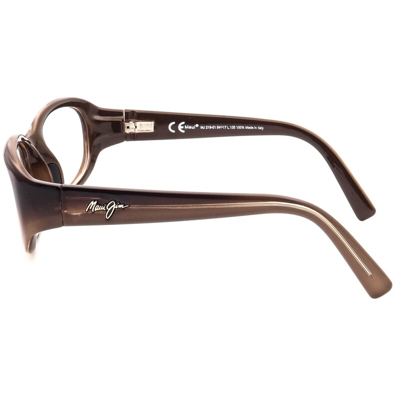 Lunettes de soleil femme Maui Jim, monture uniquement MJ 219-01 Punchbowl STG-BG Marron Dégradé Arrondi Carré Italie 54 mm image 5