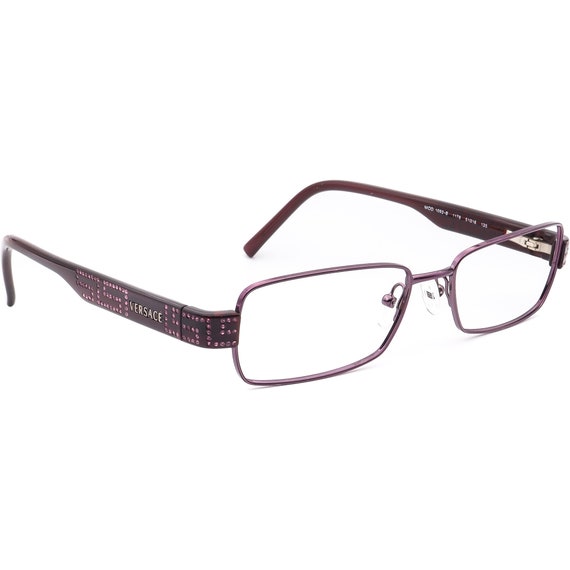 versace wire frame eyeglasses