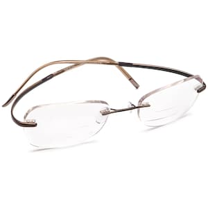 Lunettes de vue Silhouette 7690 40 6060 Monture sans monture marron Titan Autriche 52[]21 155