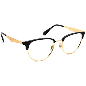 Lunettes de vue Ray-Ban RB 6396 5784 Or poli/Noir Monture Phantos 53[]19 145