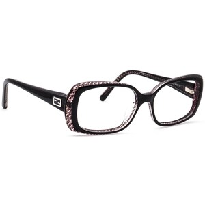Fendi Women's Eyeglasses F931 001 Polished Black Square Frame Italy 52[]15 135