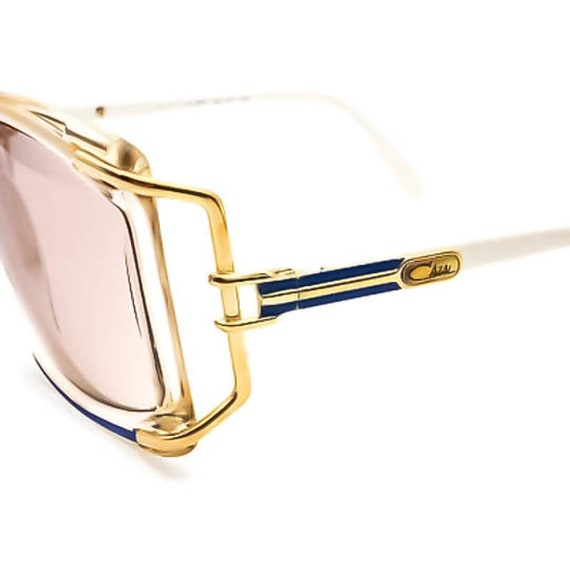 Cazal Sunglasses MOD 179 COL 263 Gold/White/Blue … - image 4