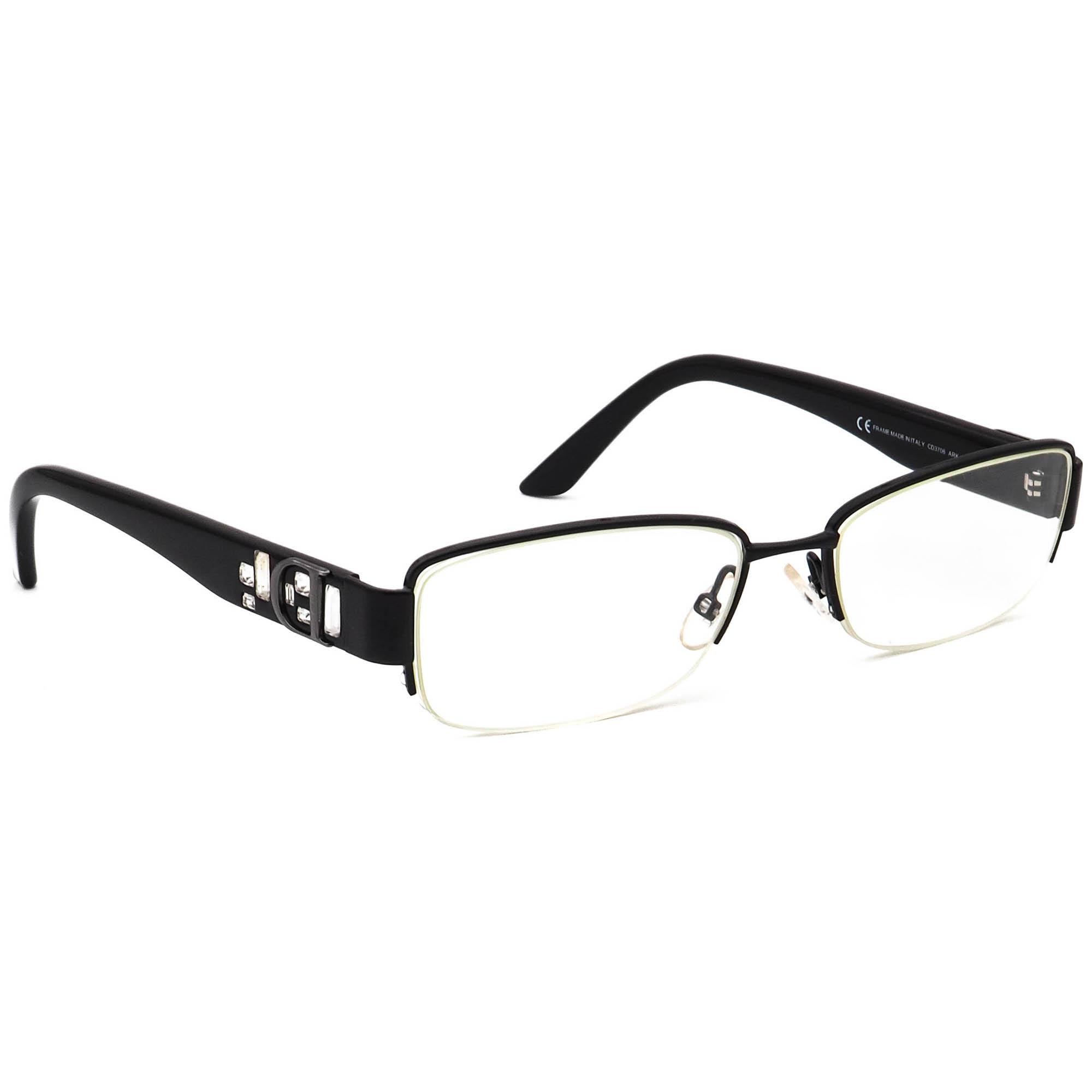 Christian Dior CD3706 Brown Eyeglasses Frames 53-16 Italy Designer Optical Christain Dior Eyeglasses Frame CD3706 ARK Women main image 2